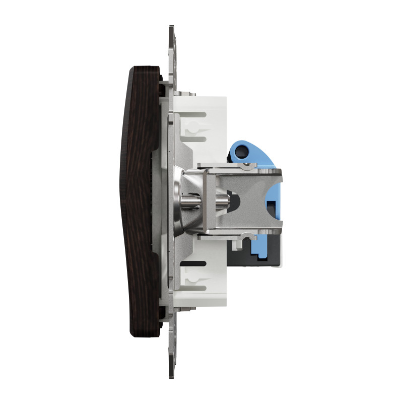 Комп'ютерна розетка, RJ45 CAT6 UTP, Венге, Sedna Elements