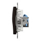 Комп'ютерна розетка, RJ45 CAT6 UTP, Венге, Sedna Elements