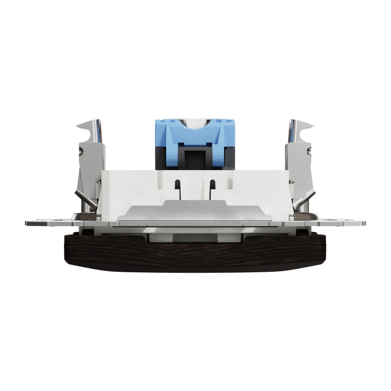 Комп'ютерна розетка, RJ45 CAT6 UTP, Венге, Sedna Elements