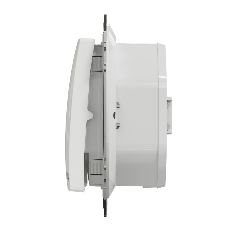 Одноклавішний перемикач IP44 Білий Sedna Design