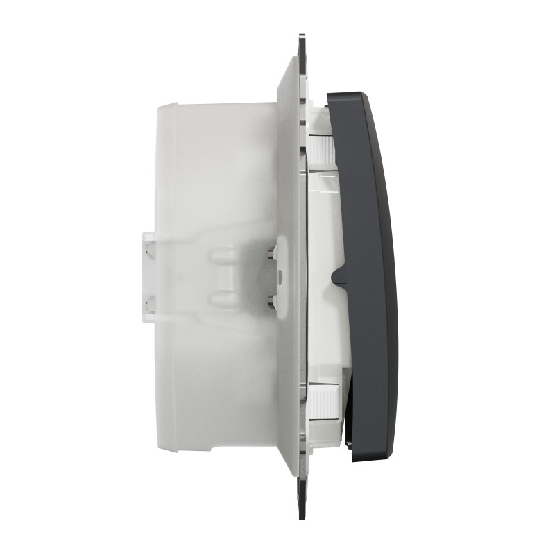Одноклавішний перемикач IP44 Чорний Sedna Design