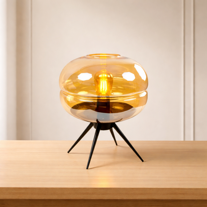 Лампа настільна декоративна Sirius WH-MBT-17 AMBER