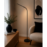 Торшер VALESO SM-0059 BK, чорний, LED