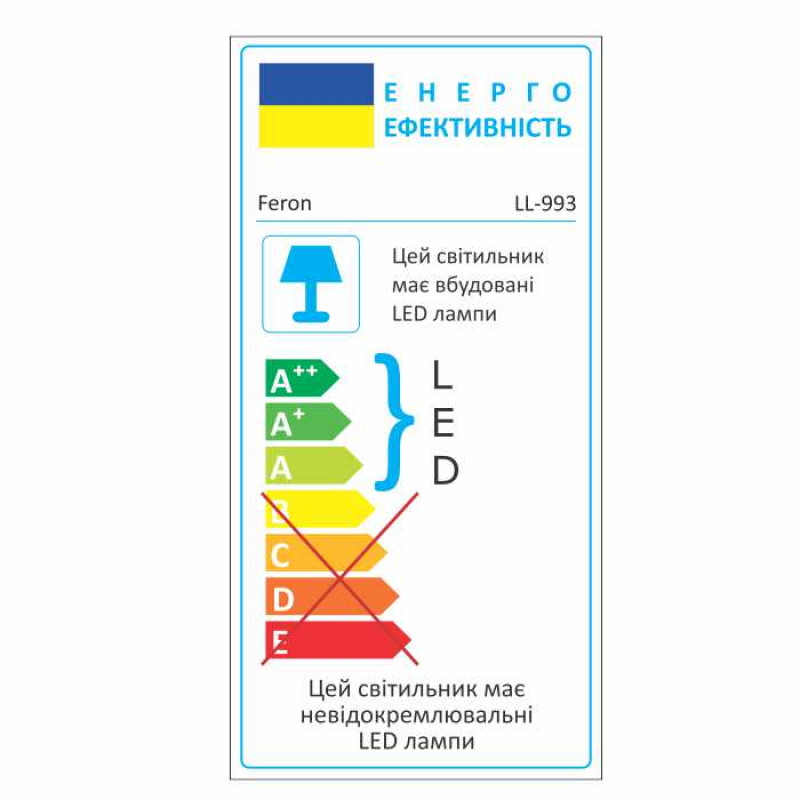 Світлодіодний прожектор Feron LL-993 30Вт 6400K чорний