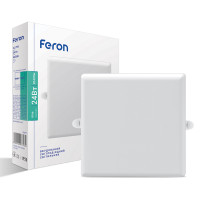 Світлодіодний вбудований світильник Feron AL706 24Вт 4000K білий