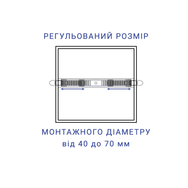 Світлодіодний вбудований світильник Feron AL704-S 7Вт 4000K білий