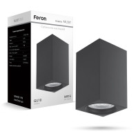 Накладний світильник Feron ML307 під лампу чорний