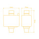 Адаптер для однофазного шинопроводу Feron LD1040 чорний