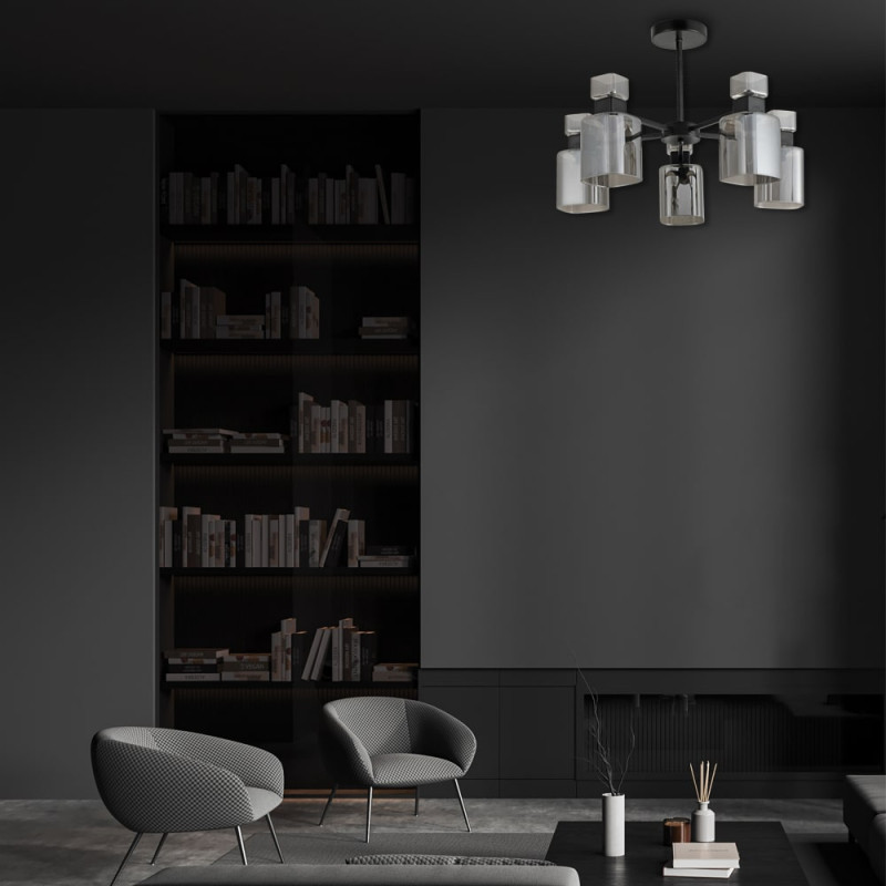 Накладний світильник Ardero BL1150-1 OLIVIA під лампу чорний