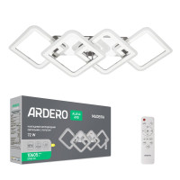 Світлодіодна накладна люстра Ardero AL6144ARD MADEIRA 72Вт білий