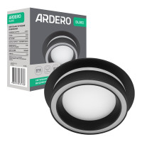Вбудований світильник Ardero DL2812 під лампу чорний