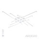 Світлодіодний накладний світильник Ardero AL6187-1ARD QUEST 110Вт білий