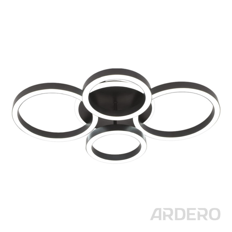Світлодіодний накладний світильник Ardero AL6497ARD URBAN B 70Вт чорний