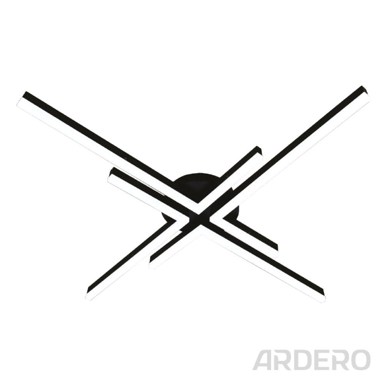 Світлодіодний накладний світильник Ardero AL6106-1ARD PHOENIX 50Вт чорний