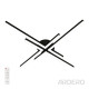 Світлодіодний накладний світильник Ardero AL6106-1ARD PHOENIX 50Вт чорний