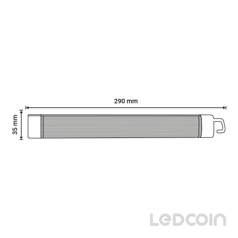 Акумуляторний світлодіодний світильник Ledcoin EL312 10Вт білий