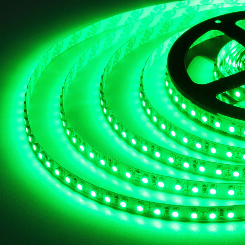 Світлодіодна стрічка B-LED 3528-120 G IP65 зелена, герметична, 1м
