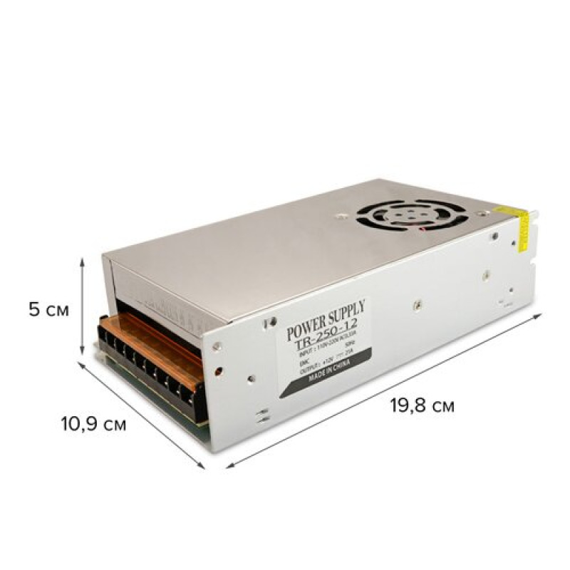 Блок живлення OEM DC12 250W 20А TR-250-12