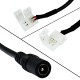 Конектор для свiтлодiодних стрiчок OEM №13 8мм затискач - mini Jack 