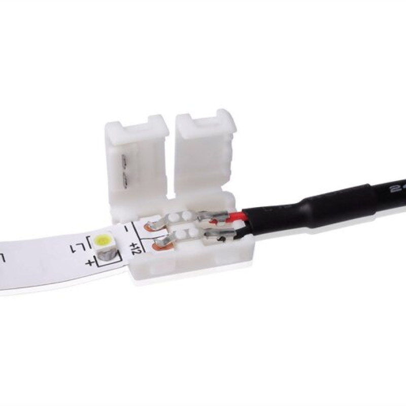 Конектор для свiтлодiодних стрiчок OEM №13 8мм затискач - mini Jack 