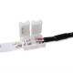 Конектор для свiтлодiодних стрiчок OEM №13 8мм затискач - mini Jack 