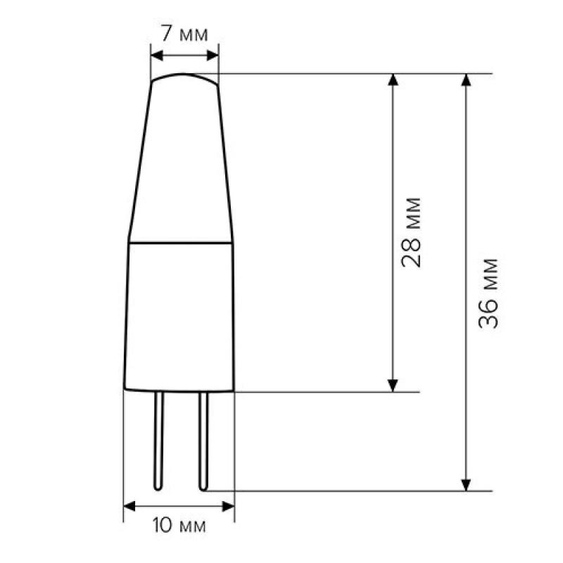Свiтлодiодна лампа Biom G4 3.5W 1507 4500K AC/DC12