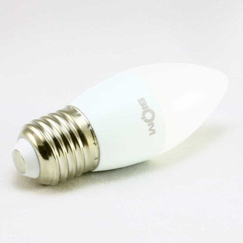 Свiтлодiодна лампа Biom BT-548 C37 4W E27 4500К матова