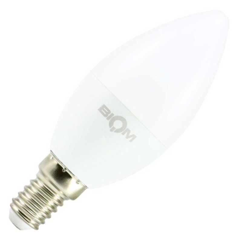 Свiтлодiодна лампа Biom BT-550 C37 4W E14 4500К матова