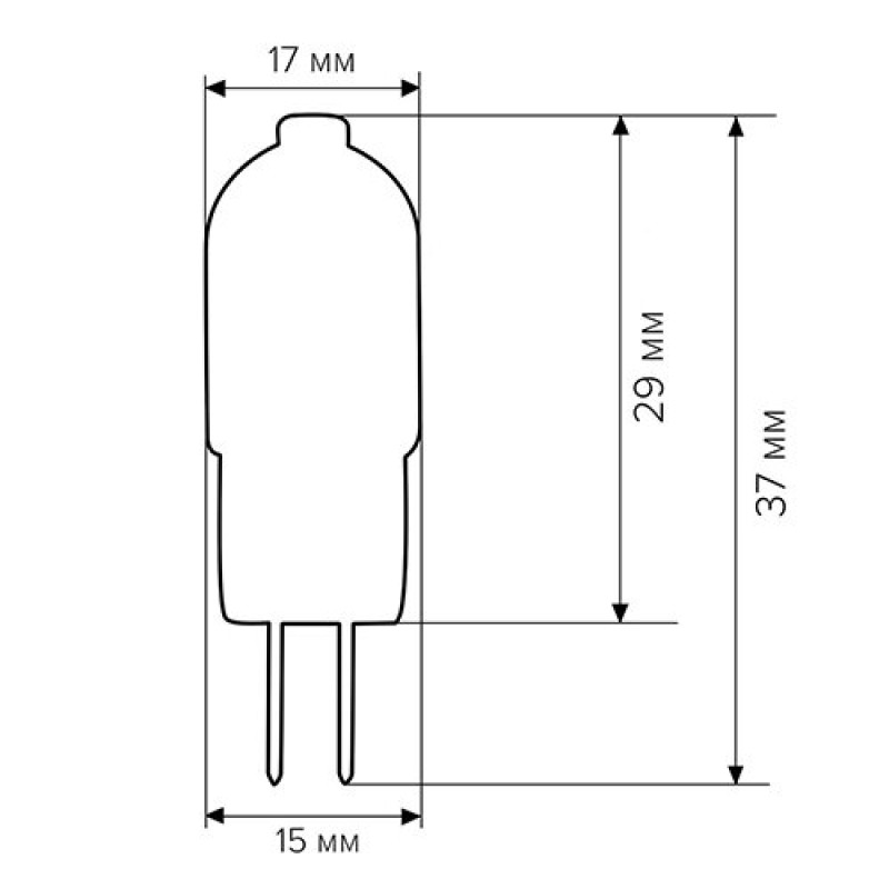 Світлодіодна лампа Biom G4 2W 2835 PC 4500K AC/DC12