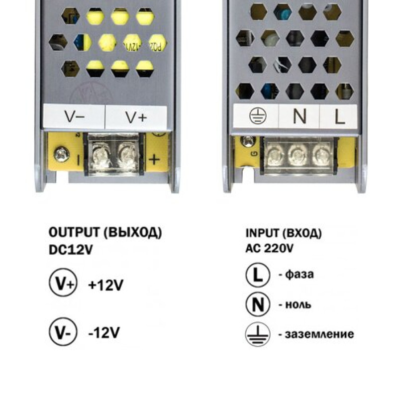 Блок живлення BIOM Professional DC12 100W BPU-100 8,3А