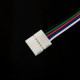 Конектор для світлодіодних стрічок OEM SC-21-SW-12-5 10mm RGBW joint wire (дріт-затискач)