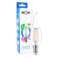 Світлодіодна лампа Biom FL-315 C35 LT 4W E14 2800K