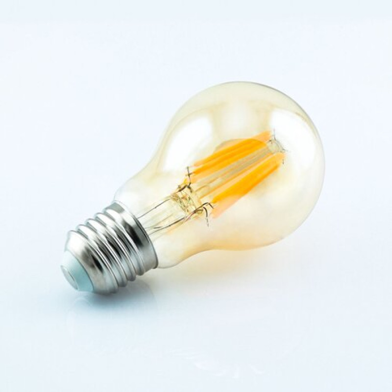 Світлодіодна лампа Biom FL-411 A60 8W E27 2350K Amber