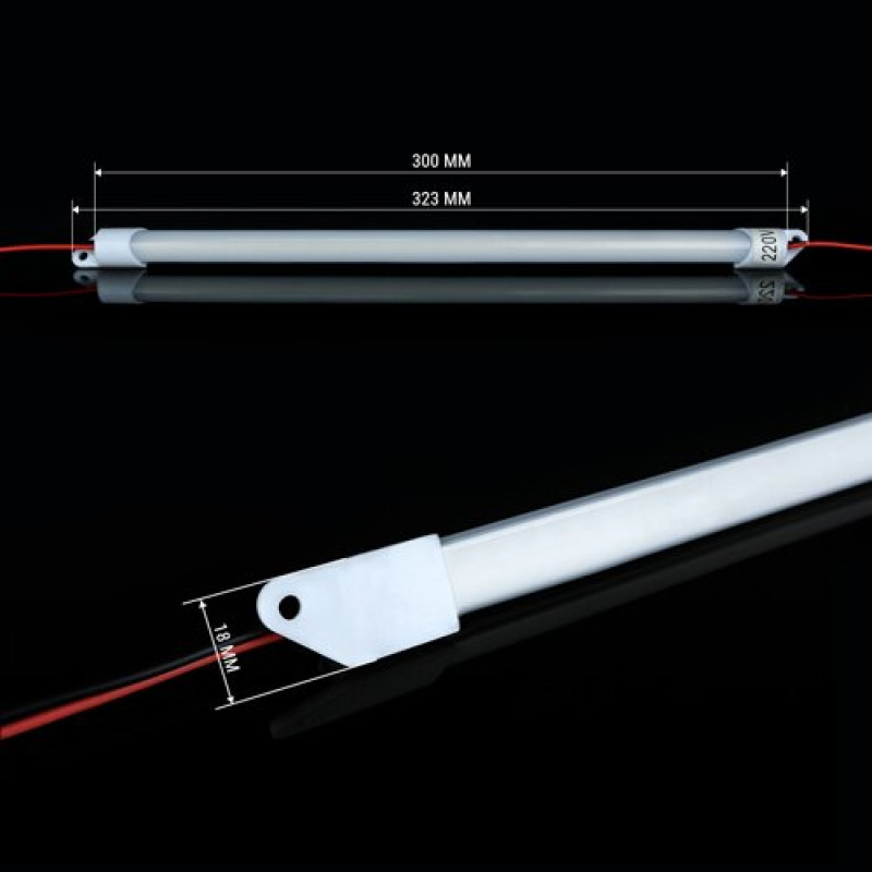 Світлодіодна лінійка OEM LB-030-5-4-220 5Вт 4500К 300mm AC 220 IP20 матова