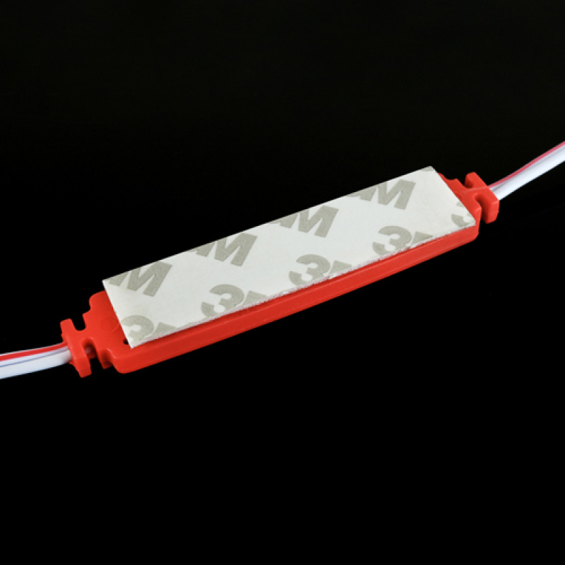 Світлодіодний модуль BRT XG191 5630-3 led W 1,5W RED, 12В, IP65 червоний з лінзою напівсфера
