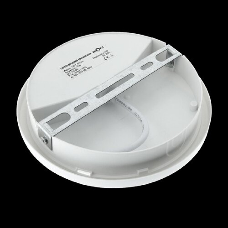 Світильник світлодіодний ЖКХ Biom SMPL-R15-6 15Вт 6000К, коло, sensor