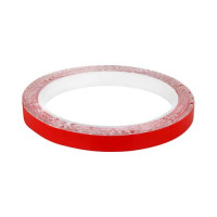 Скотч AT-2s-200-95-10-RED (9,5мм х 10м) тканинна основа, червоний