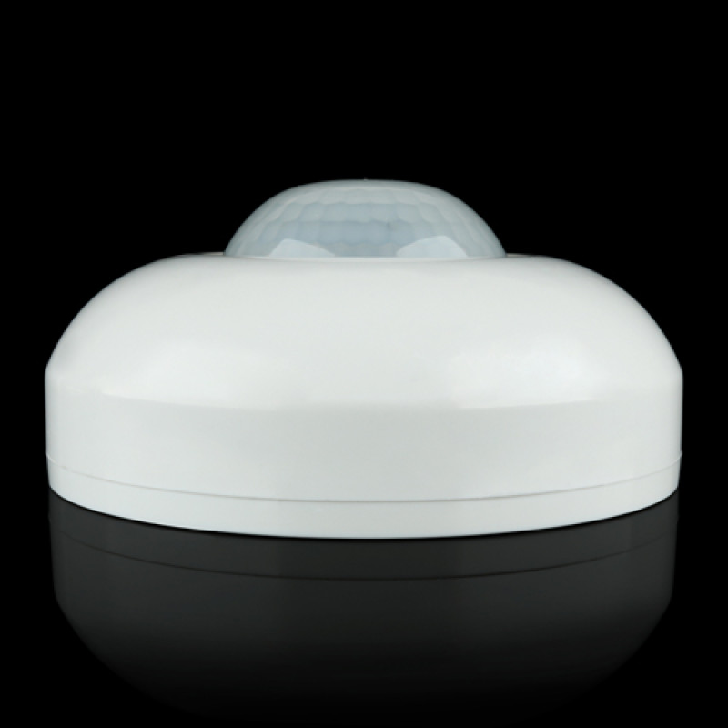 Інфрачервоний датчик руху BIOM IRM-03W max 1200Вт 360°, стельовий, білий