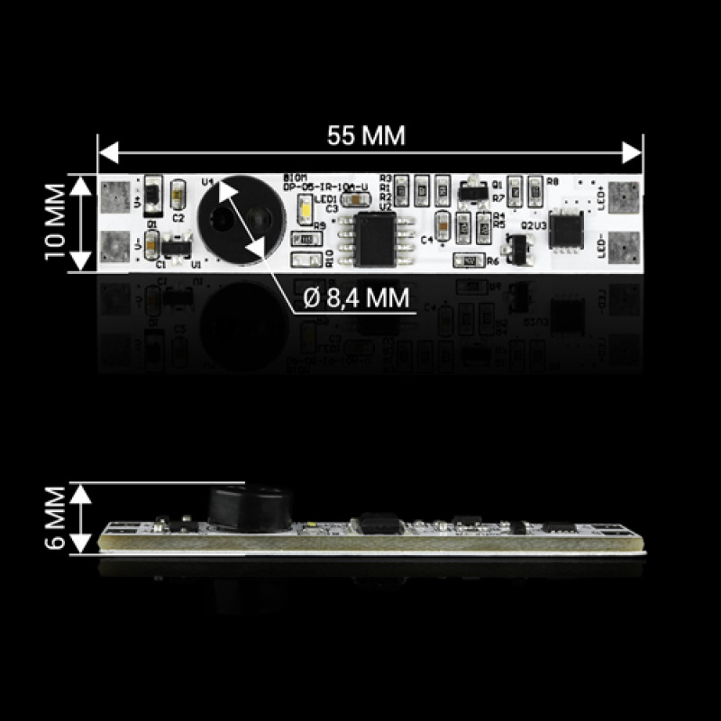 Оптичний датчик DP-05-IR-10A-U IR ON\OFF прямий 10А DC12V