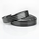 Декоративна стрічка DS-R330-01-4B к світильнику DEL-R-20-24-4 DIY ( 4 чорних смужки)