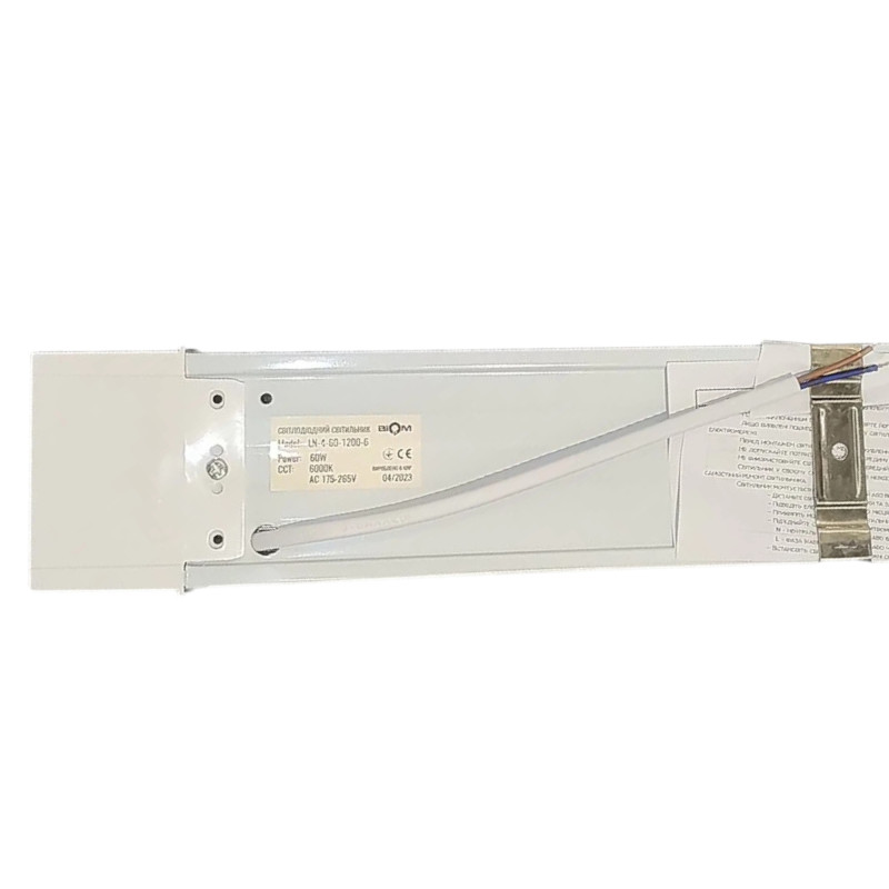 Лінійний LED світильник LN-4-60-1200-6 60W 6200К 1200mm