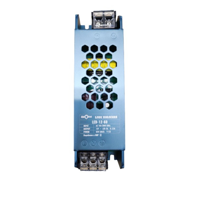 Блок живлення BIOM DC12 60W 5А LED-12-60