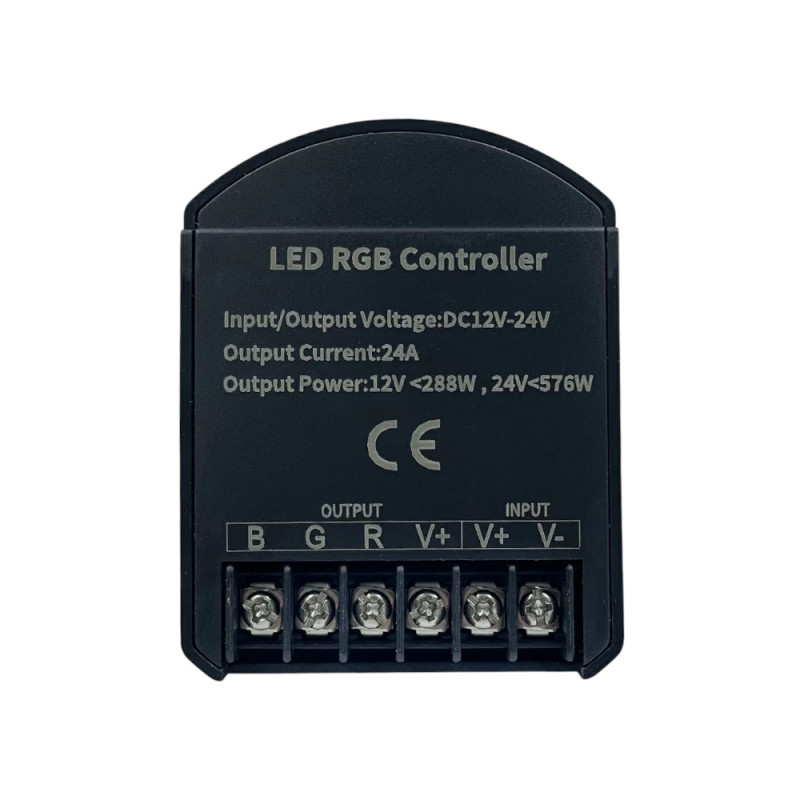 Контроллер RGB OEM C-24-RF8-T-B (8A*3кан) чорний