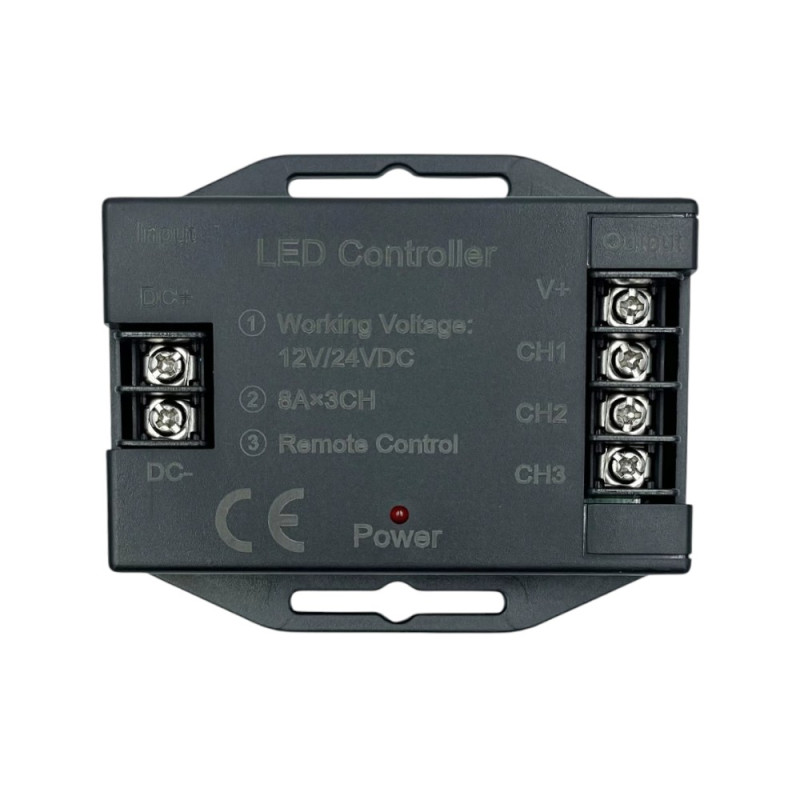 Димер OEM D-24RF8-T-B (8A*3кан) DC12-24V чорний