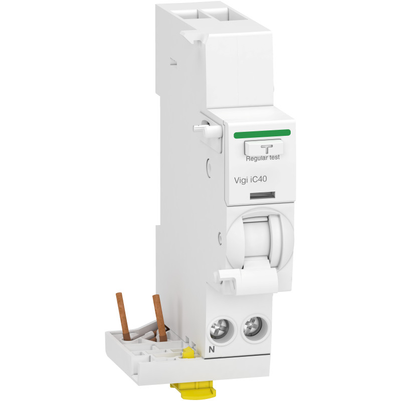 Диференційний блок, ACTI9 VIGI IC40, 1P+N, 40 A, 30 мА, тип A