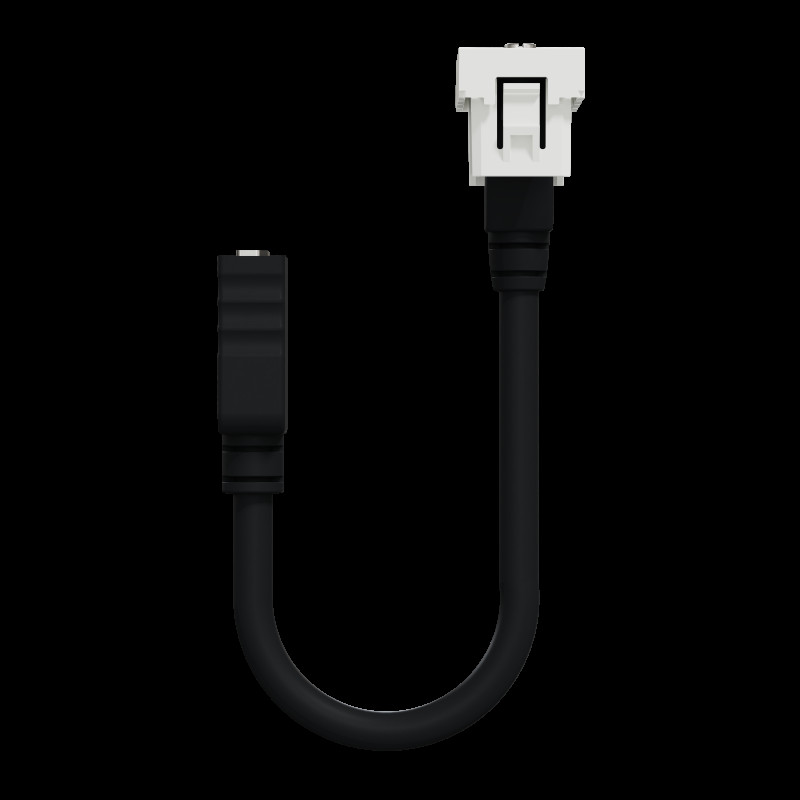 Розетка HDMI, 1 модуль білий