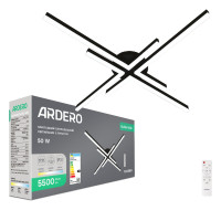 Світлодіодний накладний світильник Ardero AL6106-1ARD PHOENIX 50Вт чорний