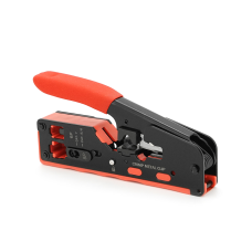 Інструмент HT-718 для обтискання, RJ-45 (8P8C) та RJ-12 (6P6C), 6P/8P + обрізка наскрізних конекторів зачищення зовнішньої ізоляції кабелю Інструмент HT-718 для обтискання, RJ-45 (8P8C) та RJ-12 (6P6C), 6P/8P + обрізка наскрізних конекторів зачищення зовн