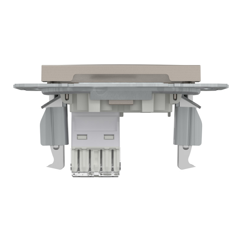 РОЗЕТКА КОМП'ЮТЕРНА RJ45 UTP КАТ.6 ASFORA БРОНЗА