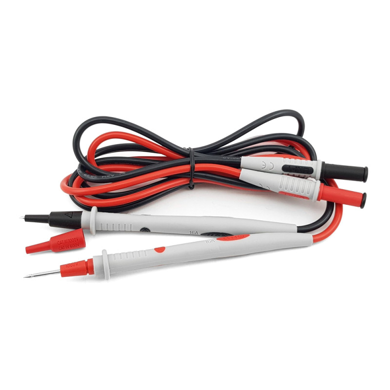 Щупи UNI-T UT-L16 для мультиметрів, 16A, Premium якість, 146cm Щупи UNI-T UT-L16 для мультиметрів, 16A, Premium якість, 146cm